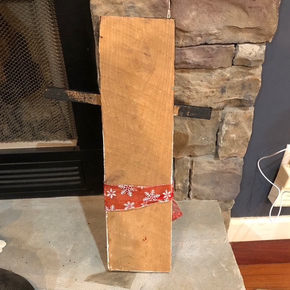 Barnwood frosty the snowman hand painted Christmas - Picture 3 of 3